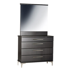 AZA-BLACK 4 Drawer Dresser
