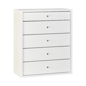 COSMO 5 Drawer Chest / White