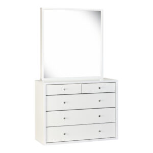 COSMO Dresser & Mirror / White