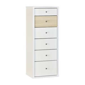 COSMO 6 Drawer Slimboy / Beech