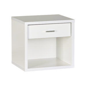 HERO 1 Drawer Bedside - White