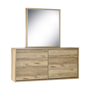 NICO 6 Drawer Dresser with Mirror