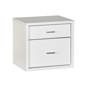 HERO 2 Drawer Bedside - White