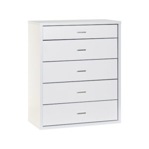 HERO 5 Drawer Chest - White