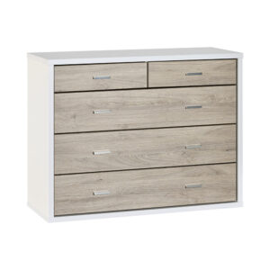 HERO 5 Drawer Lowboy - Oak