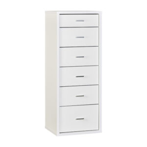 HERO 6 Drawer Slimboy - White